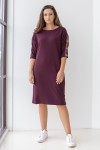 Елегантна сукня 702-04 фіолетова
