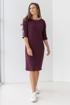 Елегантна сукня 702-04 фіолетова