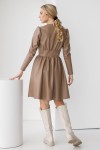 Сукня 829-01 коричнева