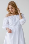 Платье 801-01 белое