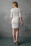 Плаття 575-01 білого кольору