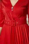 Платье 667-02 красное