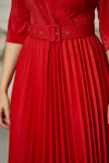 Платье 667-02 красное