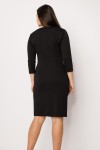 Платье 007-01 черное батал