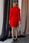 Платье 830-03 красное