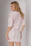 Платье 554-01 в светло-розовом цвете