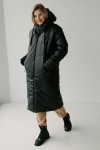 Зимняя черная женская куртка 185-01