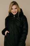 Зимняя черная женская куртка 185-01