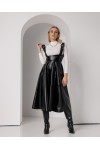 Юбка сарафан 209-08 черная (котон)