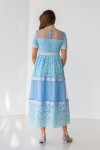 Платье 458-01 голубое