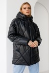 Куртка 836-01 чорна