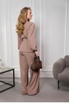 Костюм з баскою 428-04 капучіно