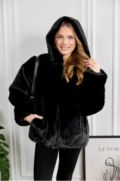 Шубка 534-04 чорна