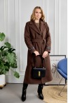 Пальто 540-01 коричневе