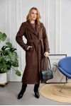 Пальто 540-01 коричневе