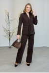 Костюм 543-01 коричневий