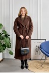 Пальто 544-01 шоколад