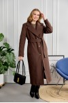 Пальто 544-01 шоколад