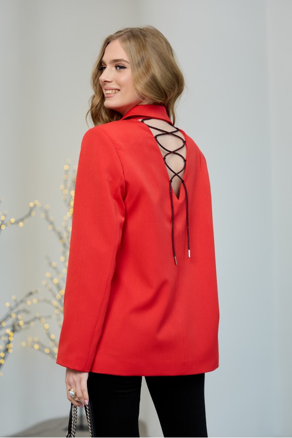 Пиджак 545-02 красный