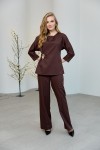Костюм 546-01 шоколадний