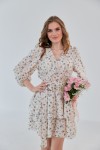 Сукня 499-01 кремова