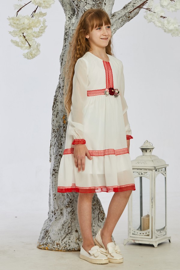 Дитяче плаття 9-01 біле