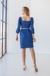Платье 238-01 синее