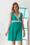 Платье 416-01 зеленое