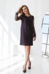 Платье 649-01 фиолетовый блеск